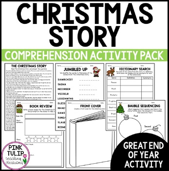 Preview of Christmas Story Activity Book