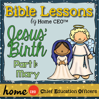 Preview of Christmas Story Bible Lesson (Part 1 of 3: Mary)