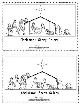 Christmas Story Colors-Kindergarten Emergent Reader by My Kind of ...