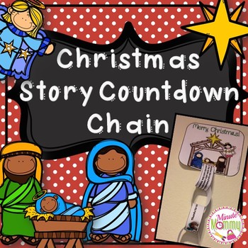 Preview of Christmas Story Countdown Chain