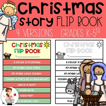 Preview of Christmas Story Flip Book | Birth of Jesus