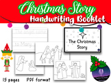 Christmas Story Handwriting Sheets for SEN