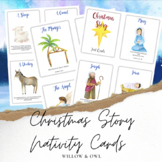 Christmas Story Nativity Flash Cards