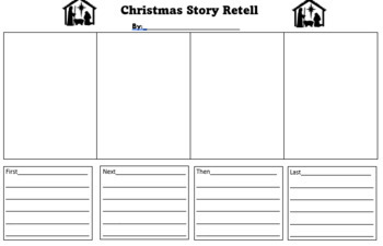 Preview of Christmas Story Retell