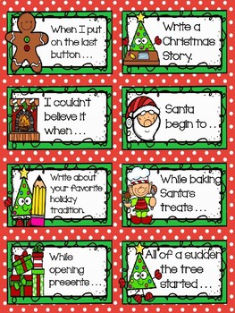 Story Starters- Christmas by Creative Classrooms 3 | TpT