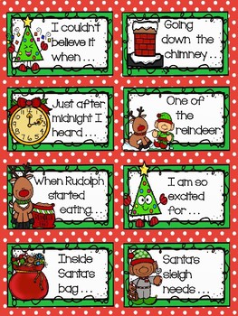 Story Starters- Christmas by Creative Classrooms 3 | TpT