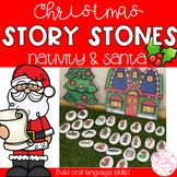 Christmas Story Stones Printables | Nativity and Santa's Workshop