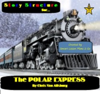 Preview of Christmas Story Structure Surprise Box-Polar Express-SmartBoard 11.4-Windows OS
