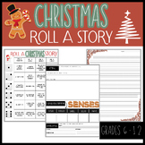 Christmas Story Writing: Roll-A-Story Writing Activity for ELA