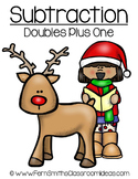 Christmas Subtraction Center Games For Doubles Plus One