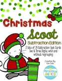 Christmas Subtraction Scoot Task Cards