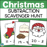 Subtraction Within 20 Christmas Scavenger Hunt Math Activity