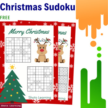 Christmas Sudoku - 9x9 Hard Puzzles Improving Logic and Critical ...