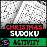 Christmas Sudoku Puzzles for Middle School - Math Activity