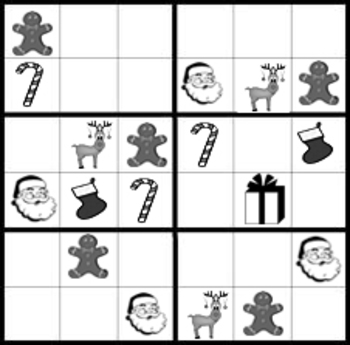 printable sudoku puzzles for christmas