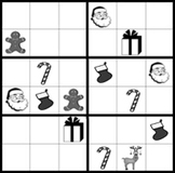 Christmas Sudoku Puzzles, holiday fun with patterns.