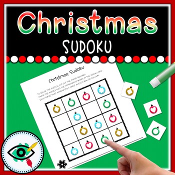 christmas sudoku games printable by planerium teachers