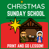 Christmas Sunday School Lesson | Nativity Lesson and Activities