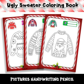 Preview of Christmas Sweater Coloring Book