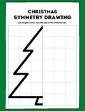 Christmas Symmetry Drawings Worksheet