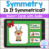 Christmas Symmetry: Is It Symmetrical? Boom™ Cards - Digit