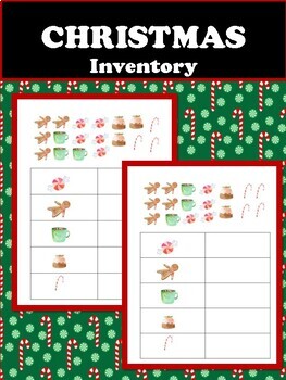 Christmas: Taking Inventory Worksheets by Life Skills Made Easier