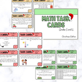 Christmas Math Task Cards - Years 5 - 6