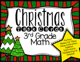 Christmas Task Cards for 3rd Grade Math