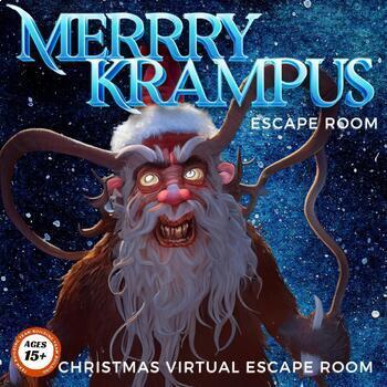 Preview of Christmas Escape Room All Subjects, Krampus, Middle, High School Escape