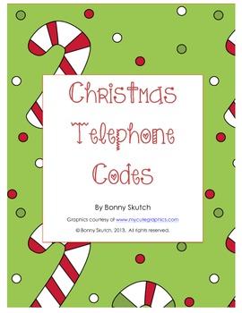 Preview of Christmas Telephone Codes Brainteasers