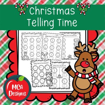 Preview of Christmas Telling Time