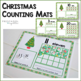 Christmas Ten Frame Counting Mats