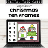 Christmas Ten Frames using Google Slides™ 