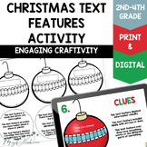 Christmas Text Features Activity and Craft - Winter Nonfic
