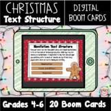 Christmas Text Structure Digital Boom Cards