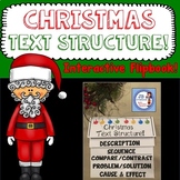 Christmas Text Structure Flip book