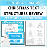 Christmas Text Structures Review