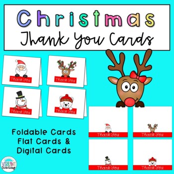 Preview of Christmas Thank You Cards