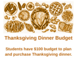 Christmas/Thanksgiving Dinner Plans on a Budget