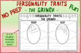 Christmas - The Grinch - Personality/Character Traits Acti