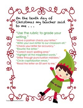 Christmas: The Twelve (school) Days Of Christmas With Jingle The Elf