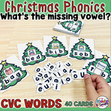 Christmas Theme CVC word Activity