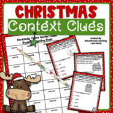Christmas Theme Context Clues To Build Vocabulary