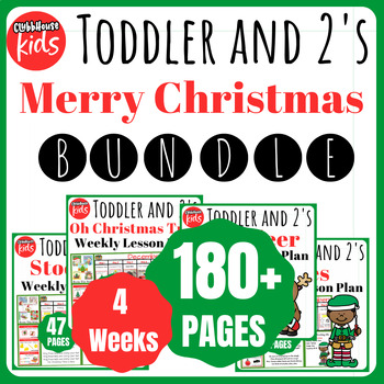 Preview of Christmas Theme | Lesson Plan Activities For Toddlers and Preschool