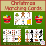 Christmas Matching Cards – Letters, Numbers & Shadows