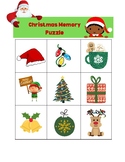 Christmas Theme Memory Puzzle