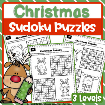 Preview of Christmas Theme Sudoku Puzzles