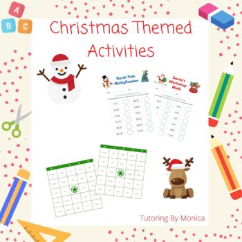 Preview of Christmas Themed Activities
