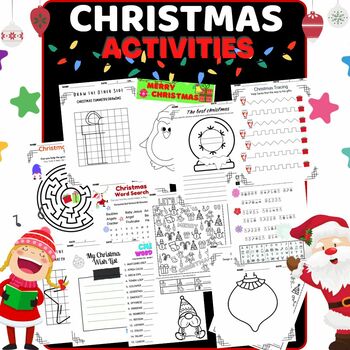 Preview of Winter Themed Activities Resource Pack Winter worksheets