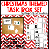 Christmas Themed Basic Skills Task Box Set! 8 Unique Skill